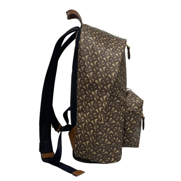 Auth BURBERRY LONDON ENGLAND TB monogram 8021277 Dark Brown White Multi PVC - Picture 5 of 16